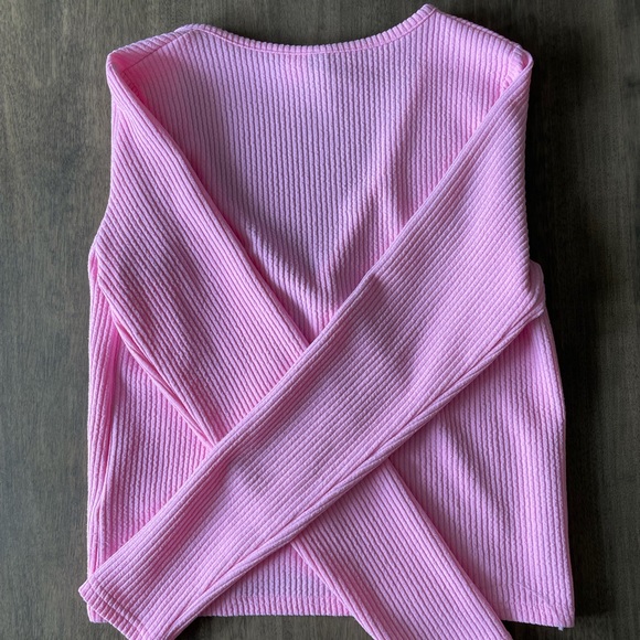 Pink Long Sleeve Cardigan - Picture 4 of 5